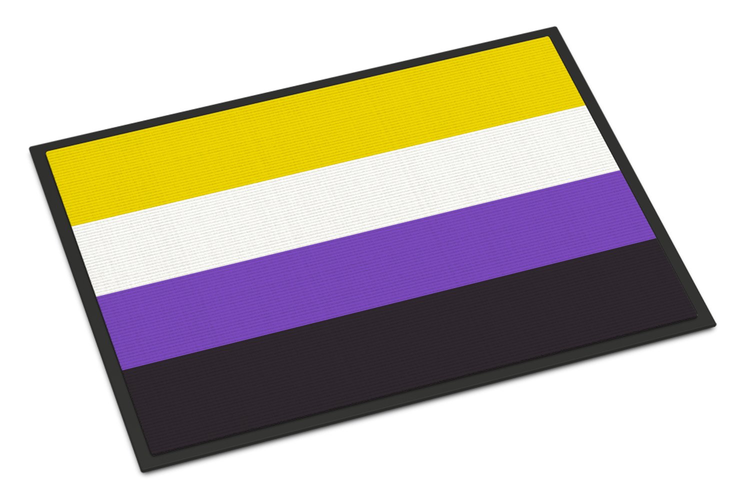 Buy this Nonbinary Pride Indoor or Outdoor Mat 24x36