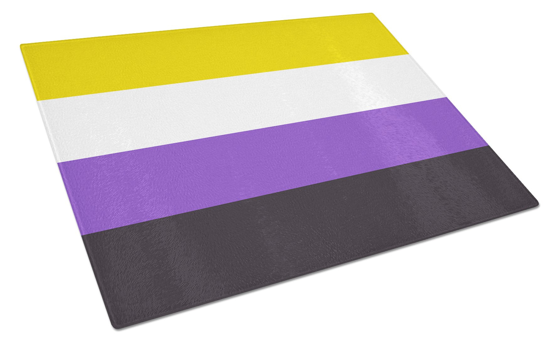 Buy this Nonbinary Pride Glass Cutting Board Large