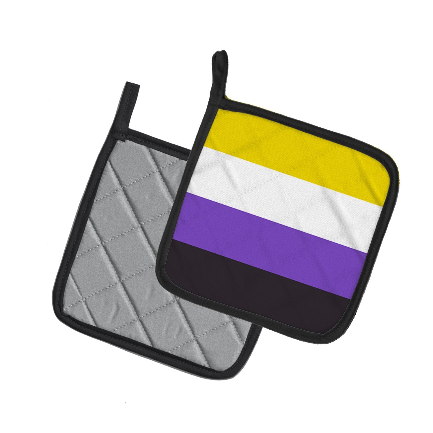 Buy this Nonbinary Pride Pair of Pot Holders