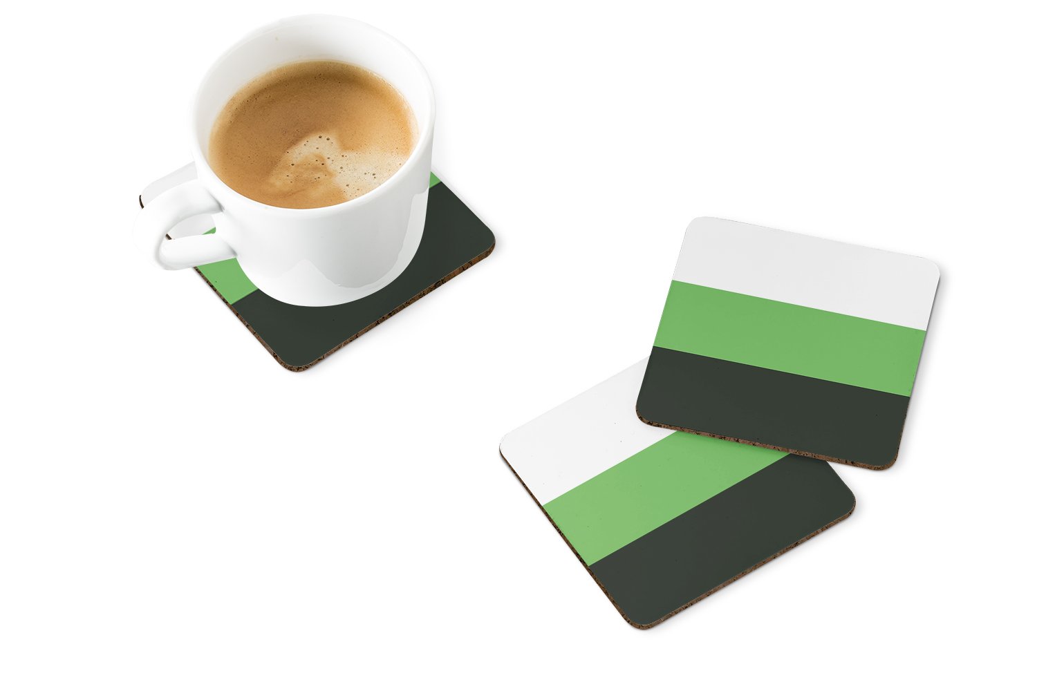 Buy this Neutrois Pride Foam Coaster Set of 4