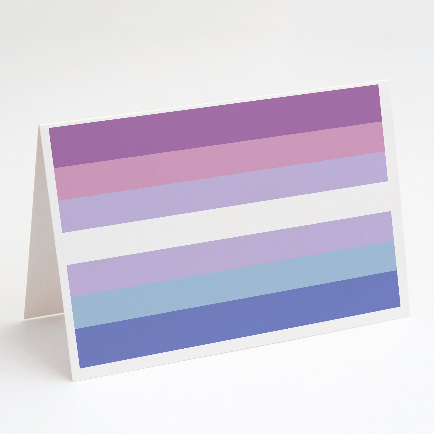 Buy this Bigender Pride Greeting Cards and Envelopes Pack of 8