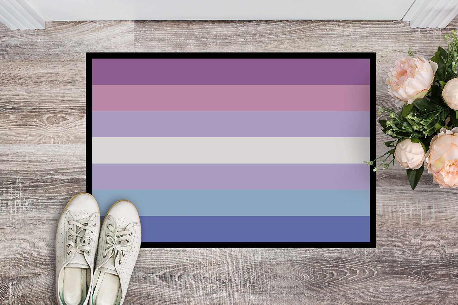 Bigender Pride Indoor or Outdoor Mat 18x27 - the-store.com