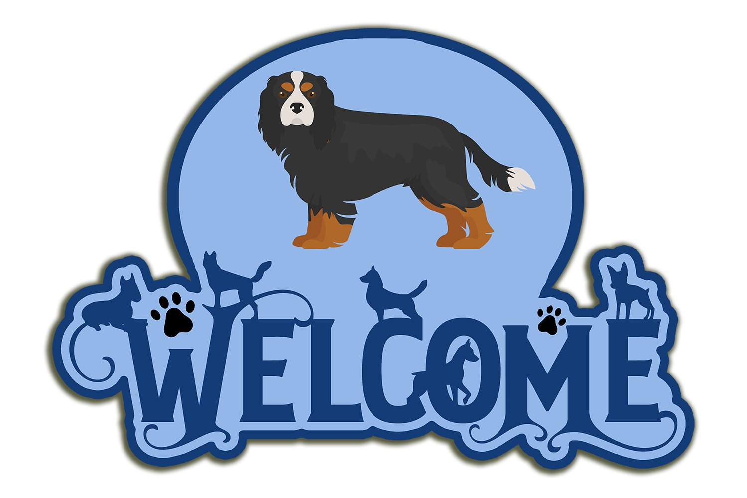 Buy this Cavalier King Charles Spaniel Welcome Door Hanger Decoration