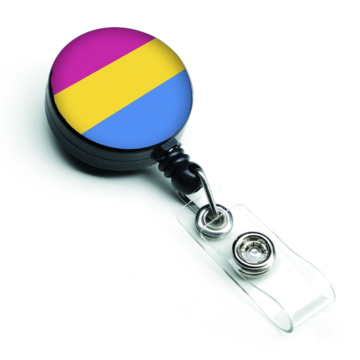 Pansexual Pride Retractable Badge Reel  the-store.com.