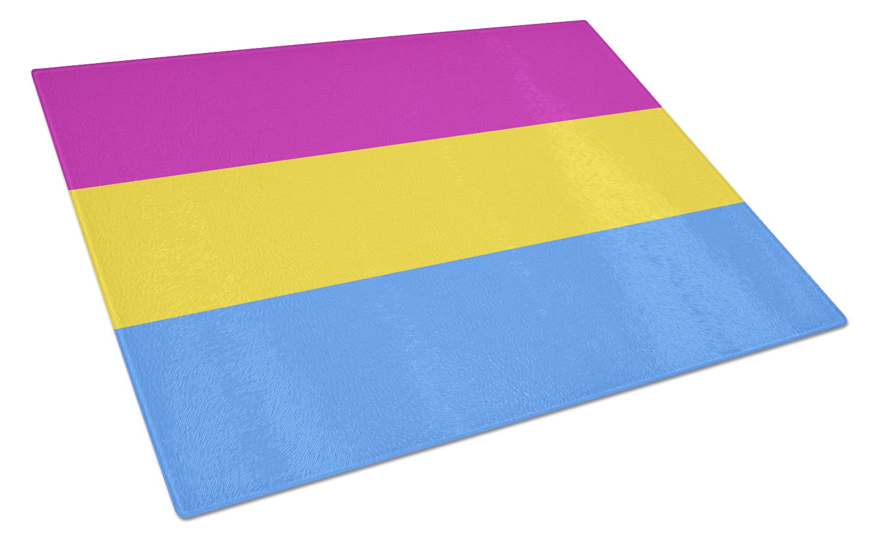 Buy this Pansexual Pride Glass Cutting Board Large