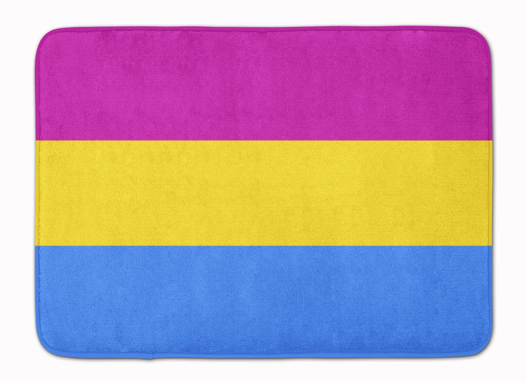 Pansexual Pride Machine Washable Memory Foam Mat - the-store.com