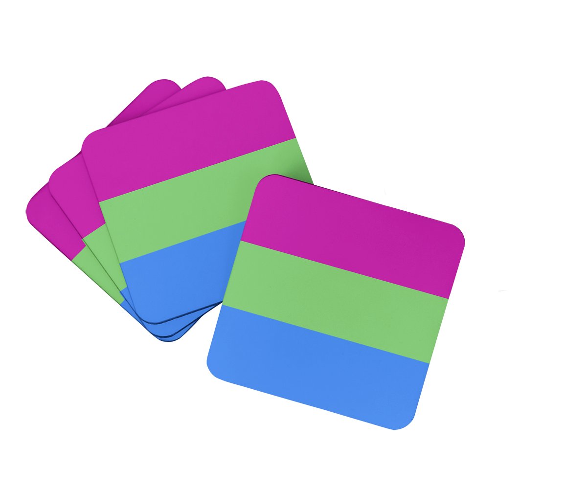 Buy this Polisexual Pride Foam Coaster Set of 4