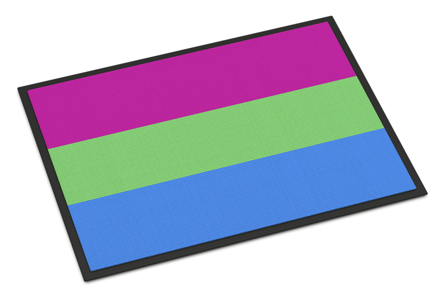 Polisexual Pride Indoor or Outdoor Mat 18x27 - the-store.com