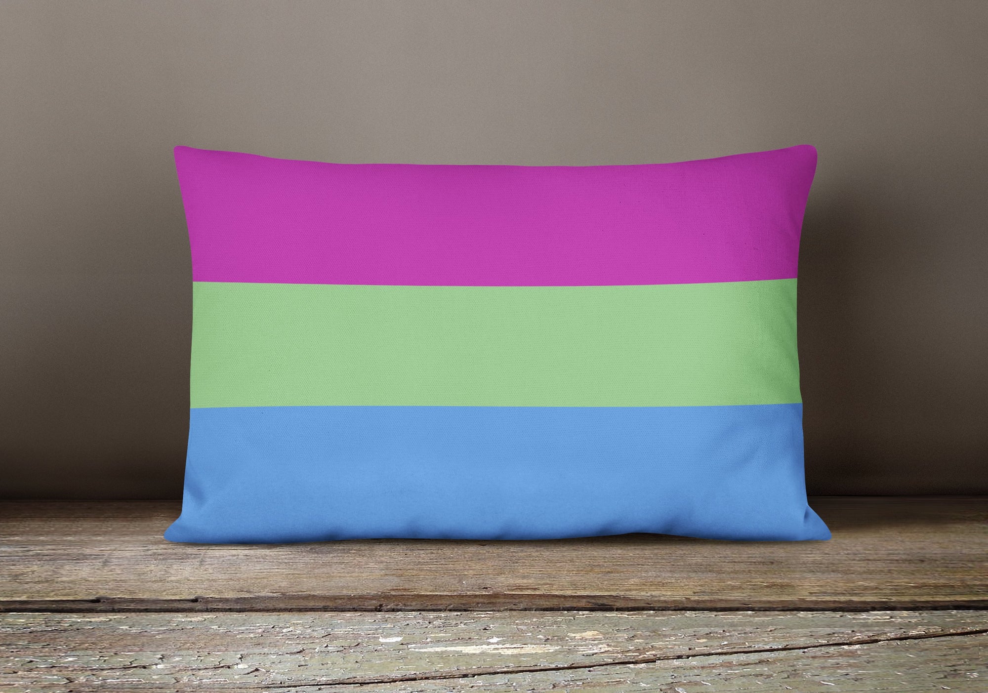 Polisexual Pride Canvas Fabric Decorative Pillow - the-store.com