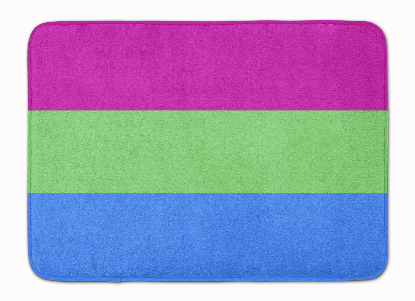 Polisexual Pride Machine Washable Memory Foam Mat - the-store.com