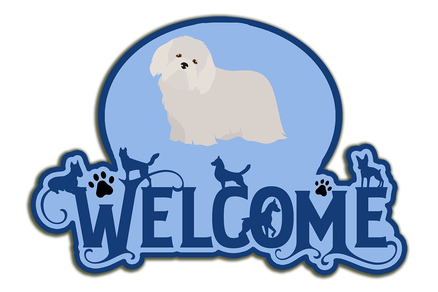 Buy this Coton de Tulear #2 Welcome Door Hanger Decoration