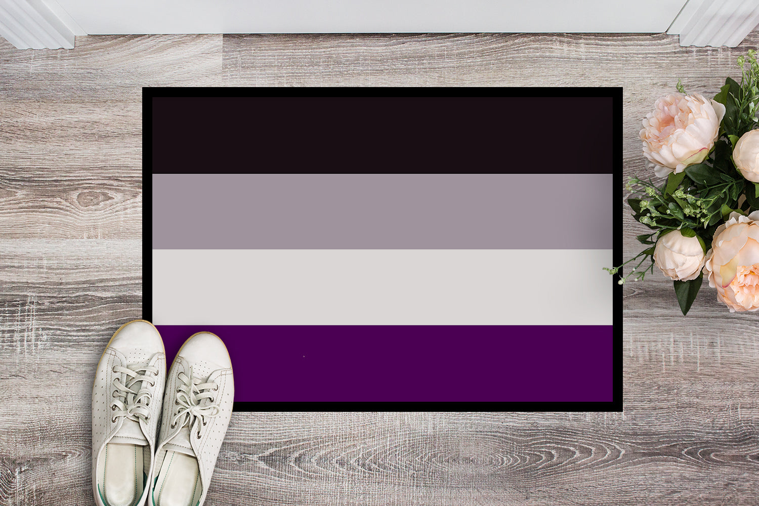 Asexual Pride Indoor or Outdoor Mat 18x27 - the-store.com