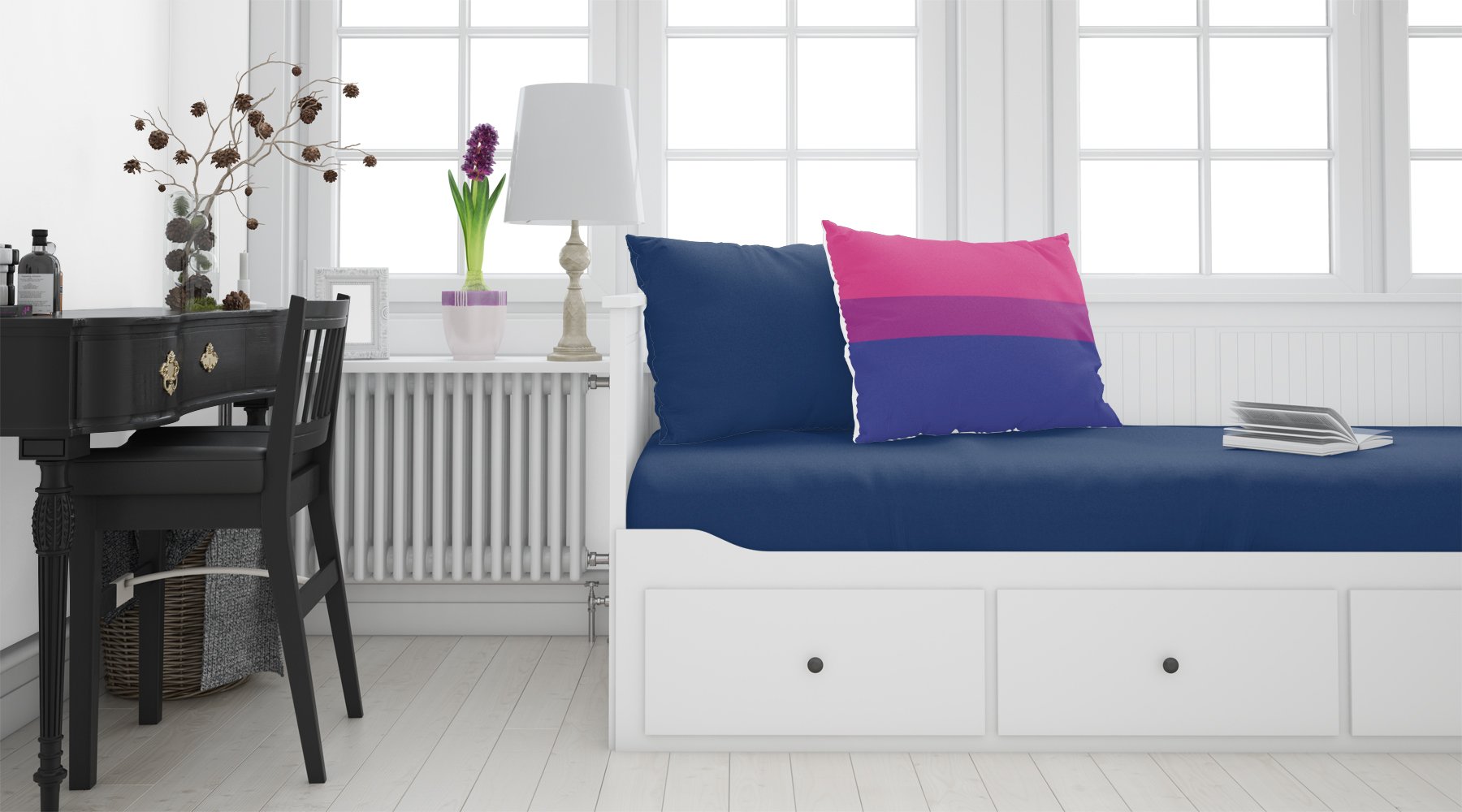 Buy this Bisexual Pride Fabric Standard Pillowcase