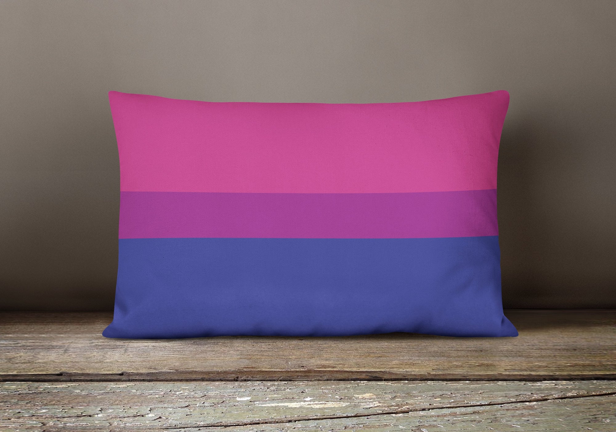 Bisexual Pride Canvas Fabric Decorative Pillow - the-store.com