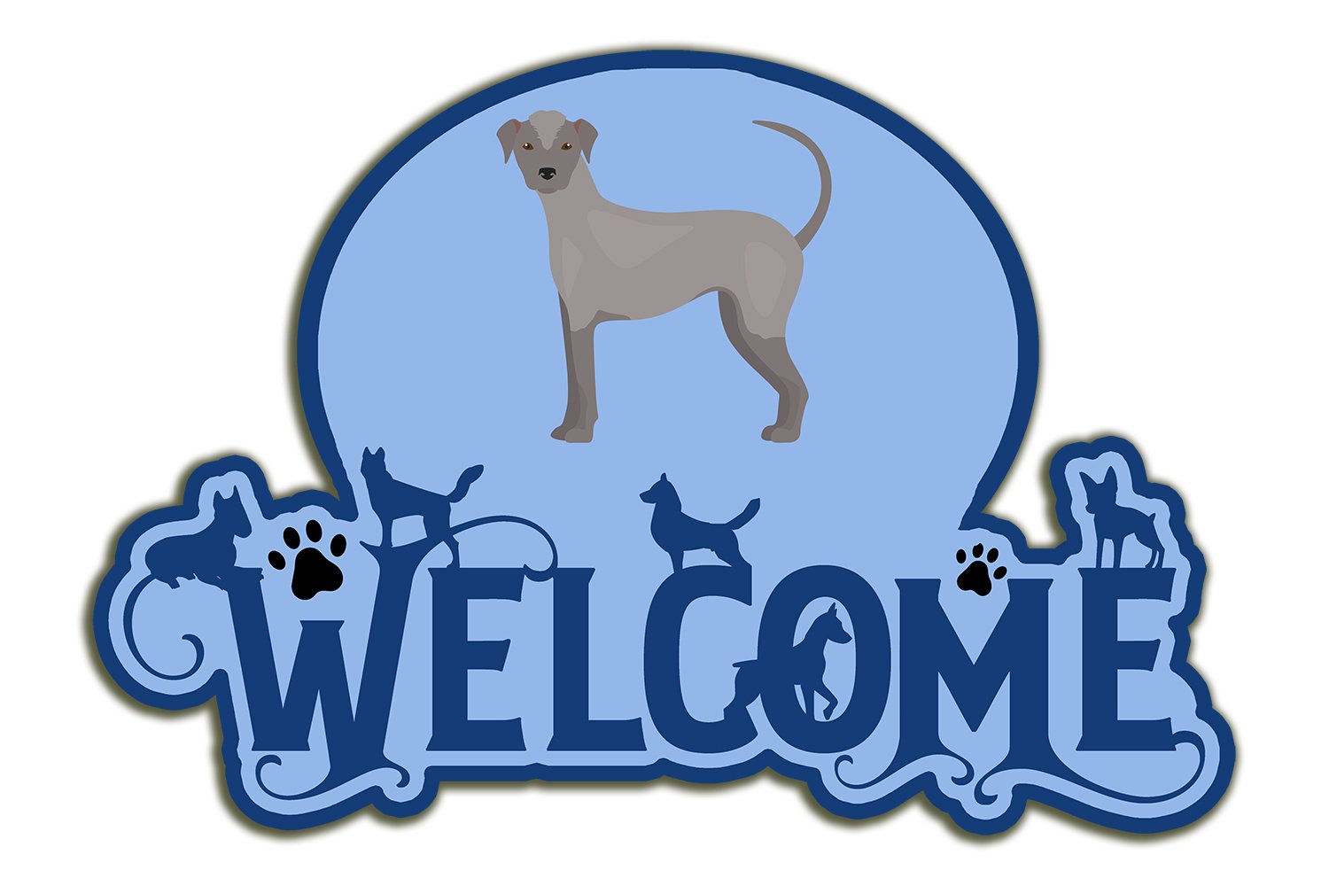 Buy this Ecuadorian Hairless Dog Welcome Door Hanger Decoration