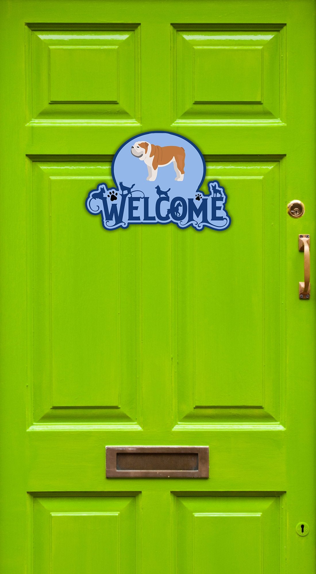 Buy this English Bulldog #1 Welcome Door Hanger Decoration