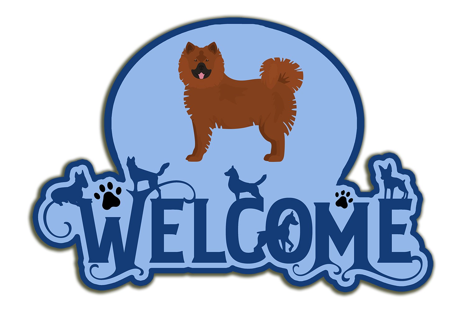 Buy this Eurasier Welcome Door Hanger Decoration