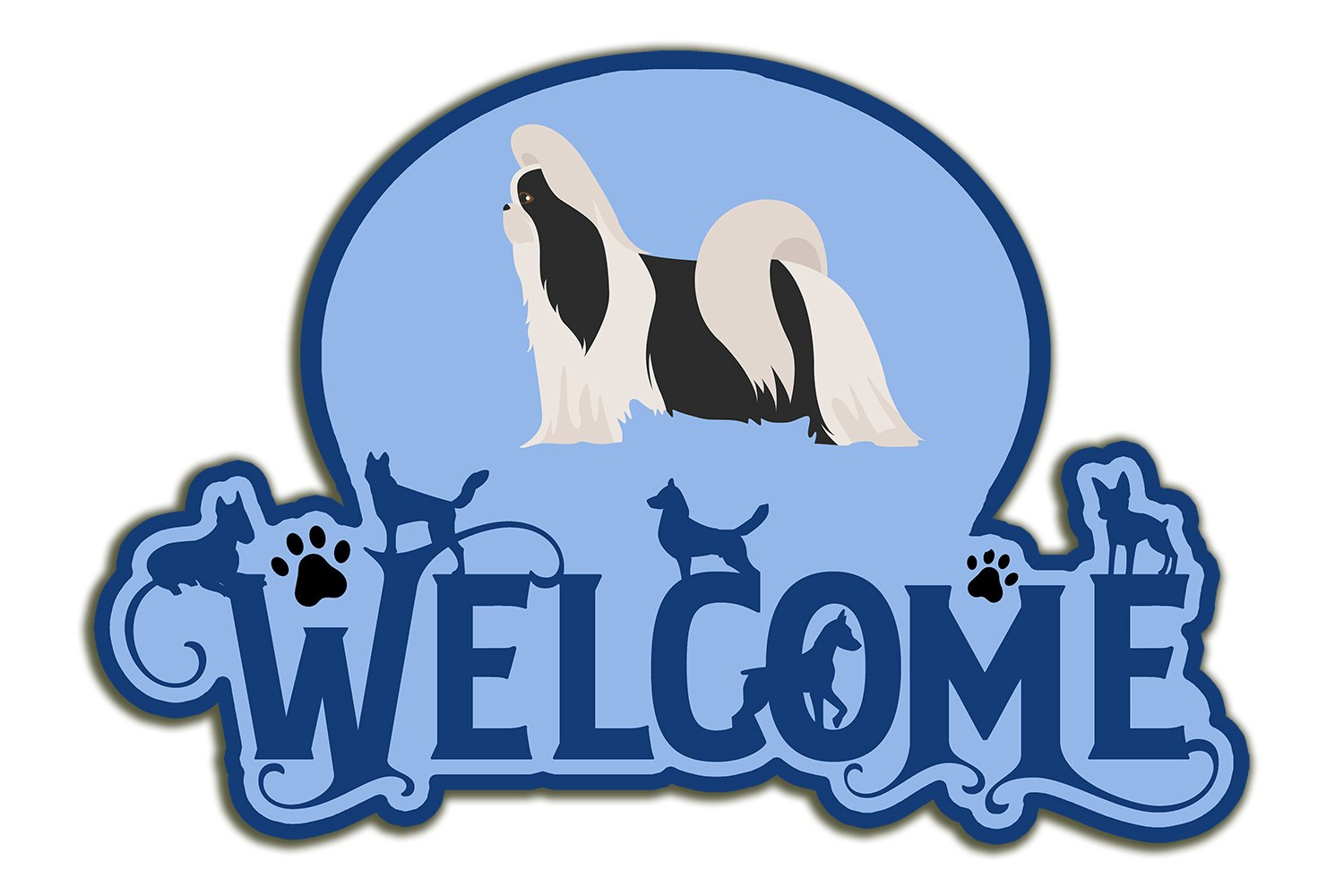 Buy this Imperial Shih Tzu Welcome Door Hanger Decoration