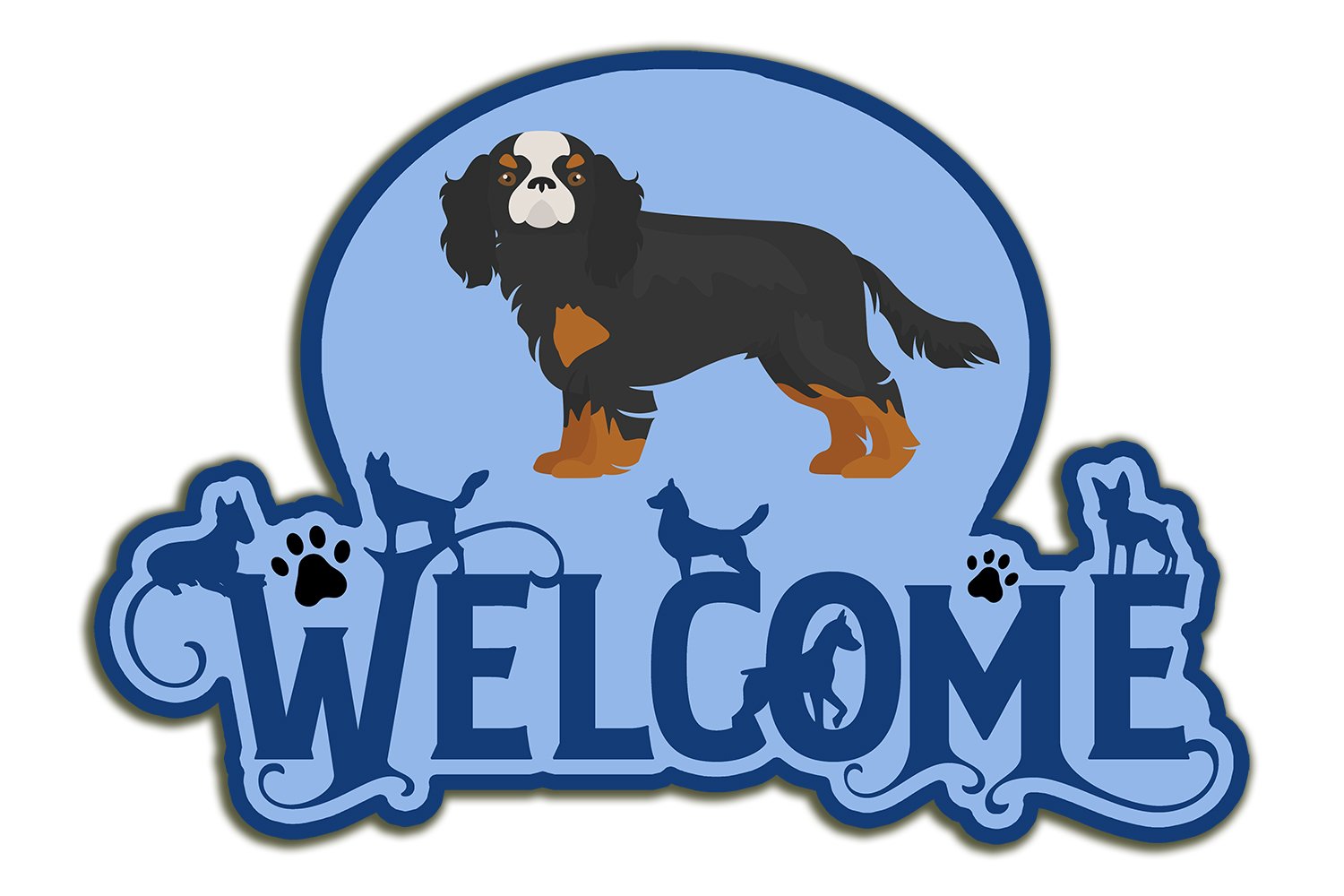 Buy this Cavalier King Charles Spaniel #2 Welcome Door Hanger Decoration