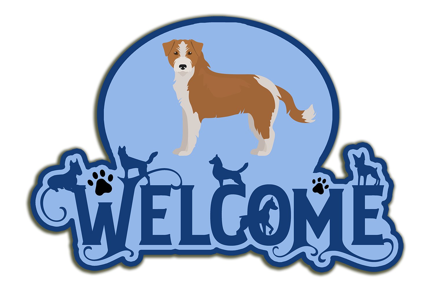 Buy this Kromfohrlander Welcome Door Hanger Decoration