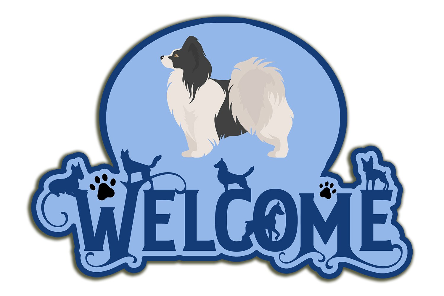 Buy this Papillon #2 Welcome Door Hanger Decoration