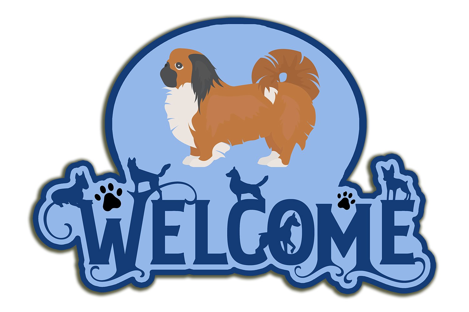 Buy this Pekingese Welcome Door Hanger Decoration