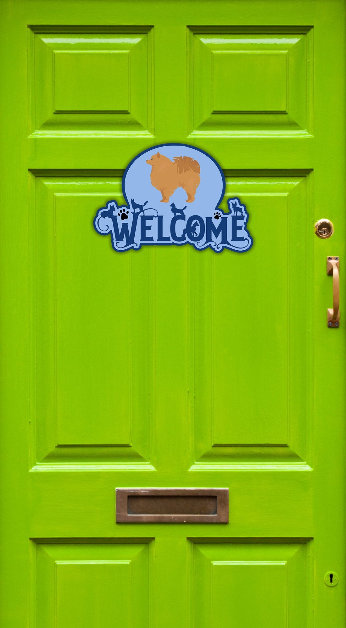 Buy this Pomeranian #1 Welcome Door Hanger Decoration