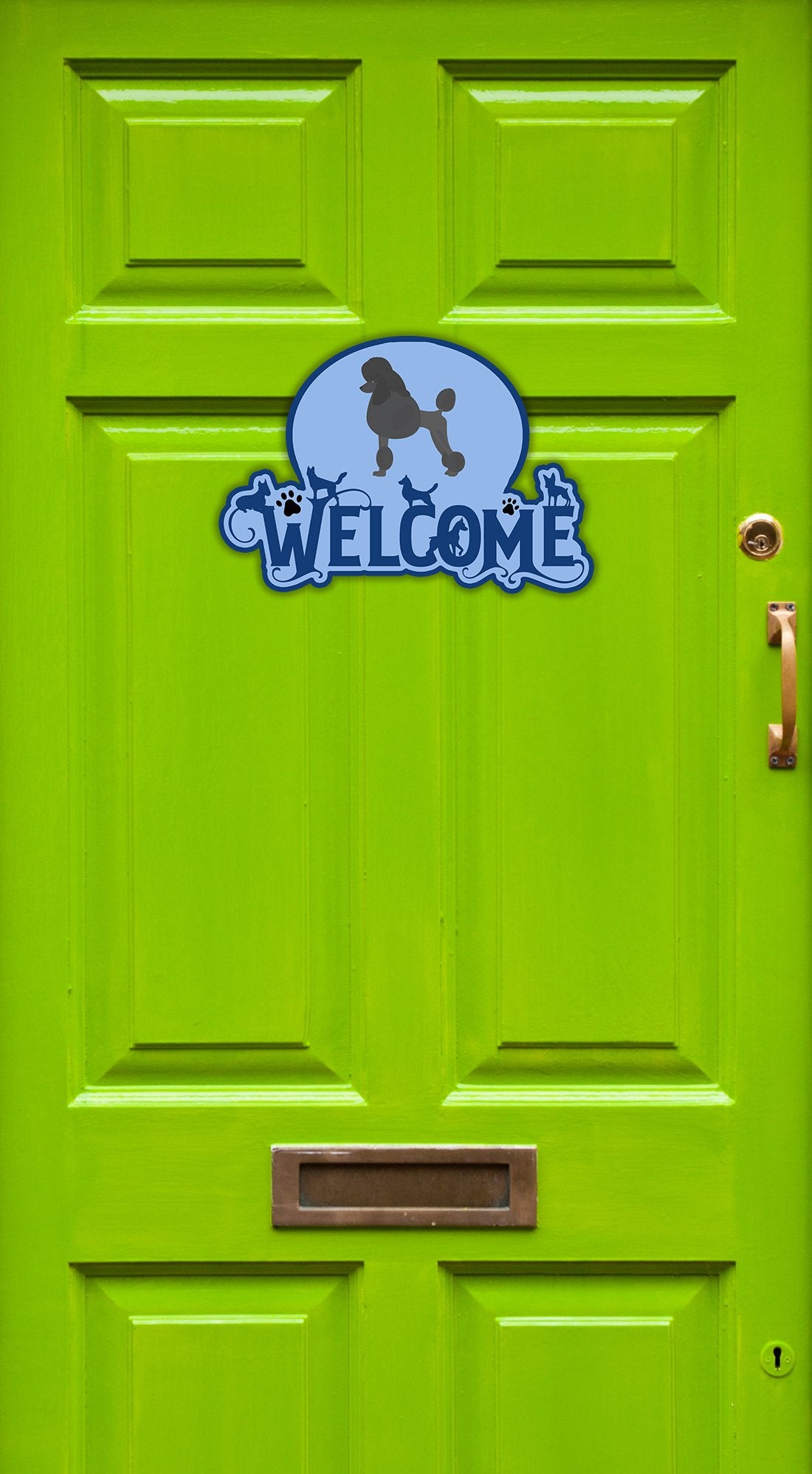 Buy this Standard Poodle Welcome Door Hanger Decoration