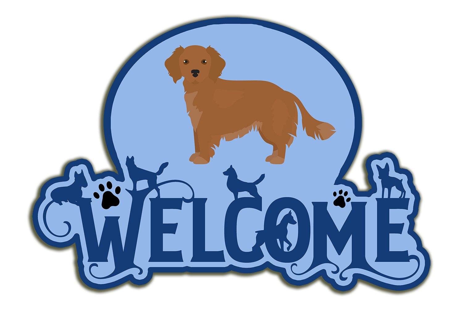 Buy this Small Greek Domestic Dog Welcome Door Hanger Decoration