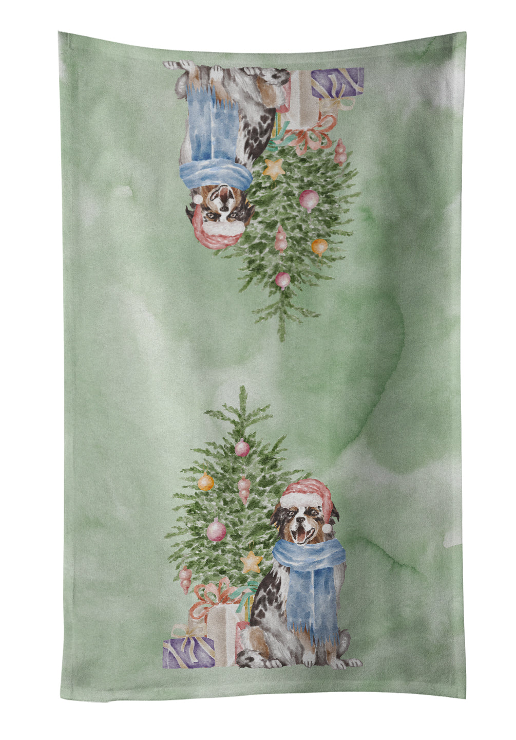 Buy this Christmas Australian Shepherd Kitchen Towel