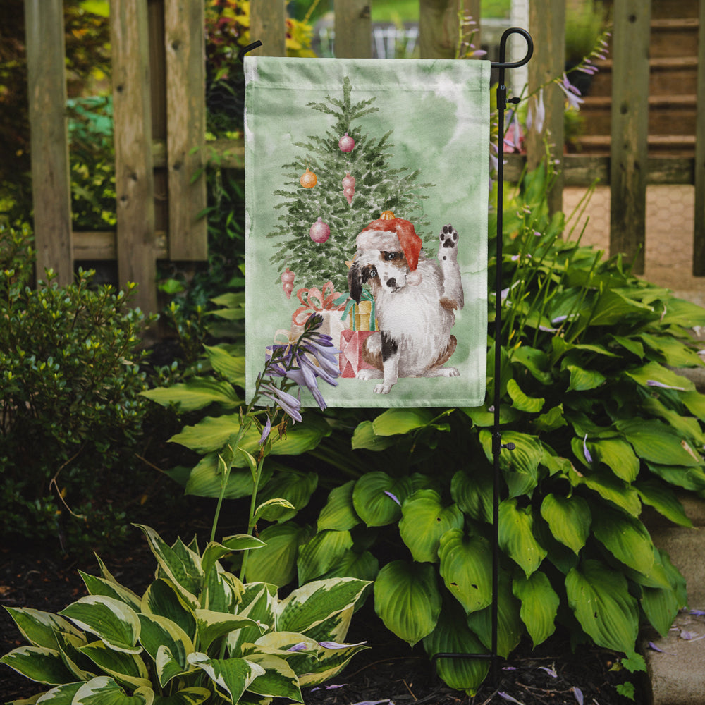 Christmas Australian Shepherd Hi Five Flag Garden Size  the-store.com.