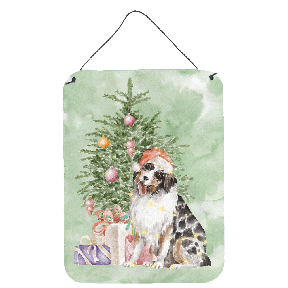 Buy this Christmas Australian Shepherd #2 Wall or Door Hanging Prints