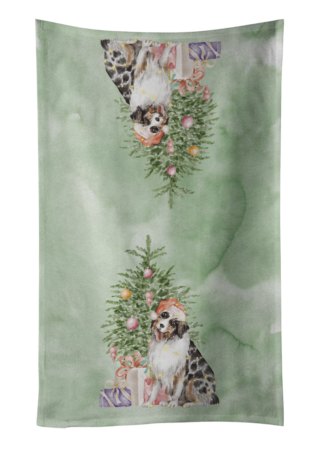 Buy this Christmas Australian Shepherd #2 Kitchen Towel