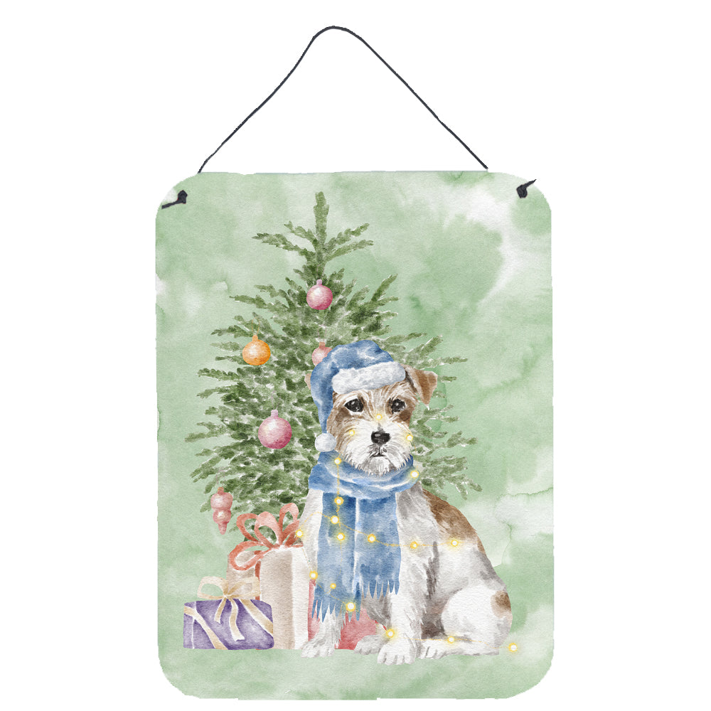 Buy this Christmas Jack Russell Terrier Wire Wall or Door Hanging Prints