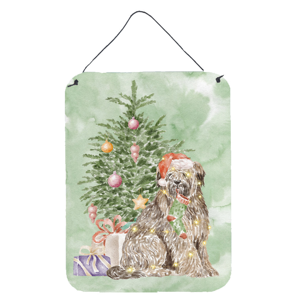 Buy this Christmas Briard #1 Wall or Door Hanging Prints