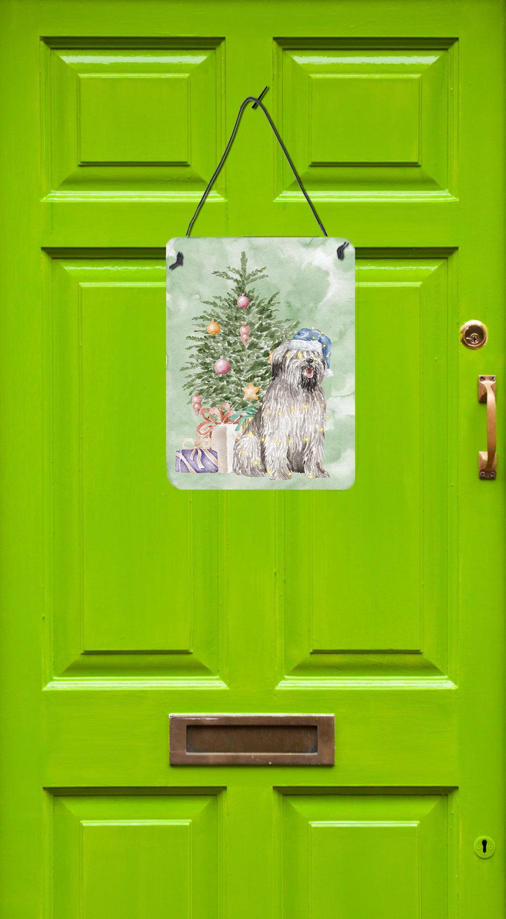 Buy this Christmas Briard #2 Wall or Door Hanging Prints