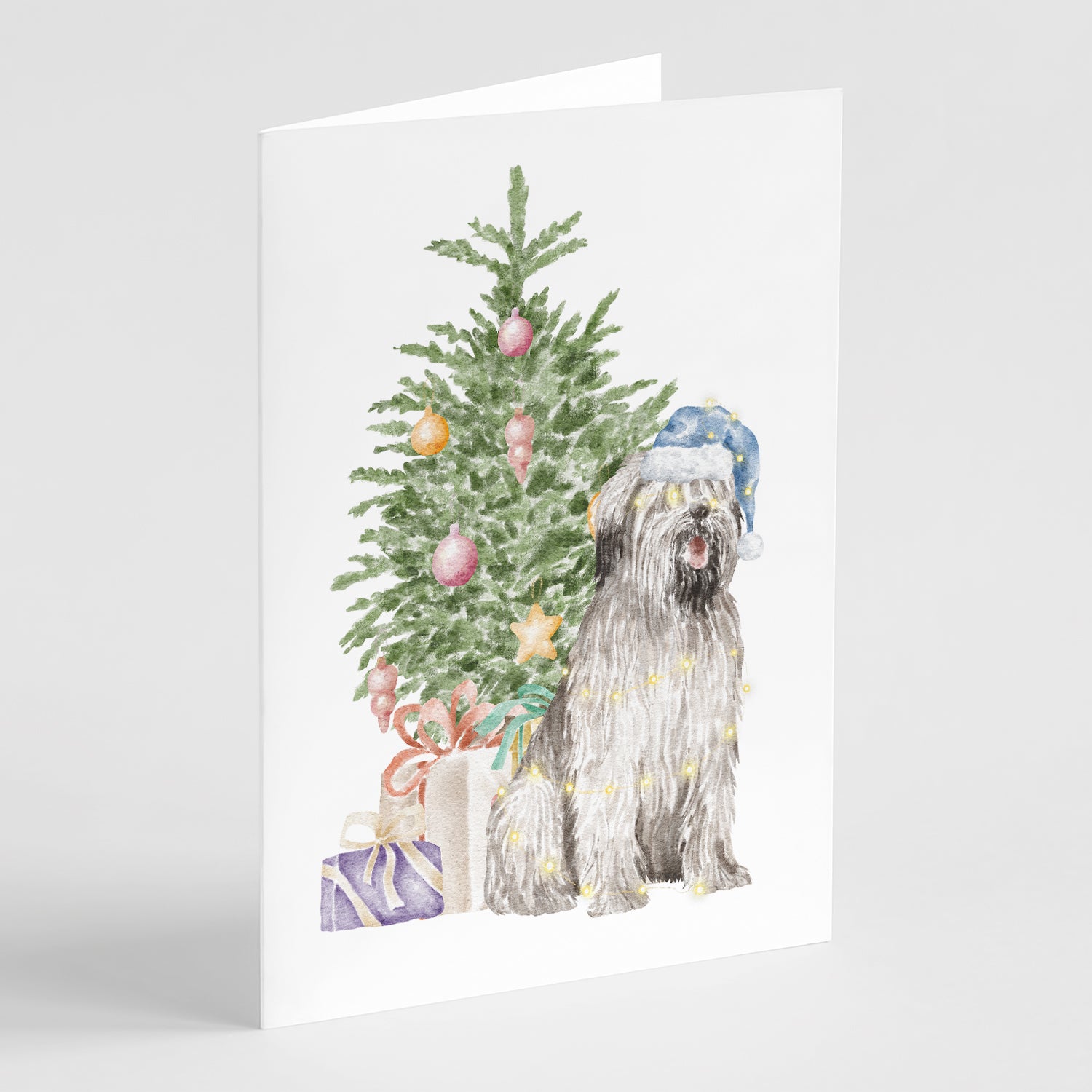 Buy this Christmas Briard #2 Greeting Cards and Envelopes Pack of 8