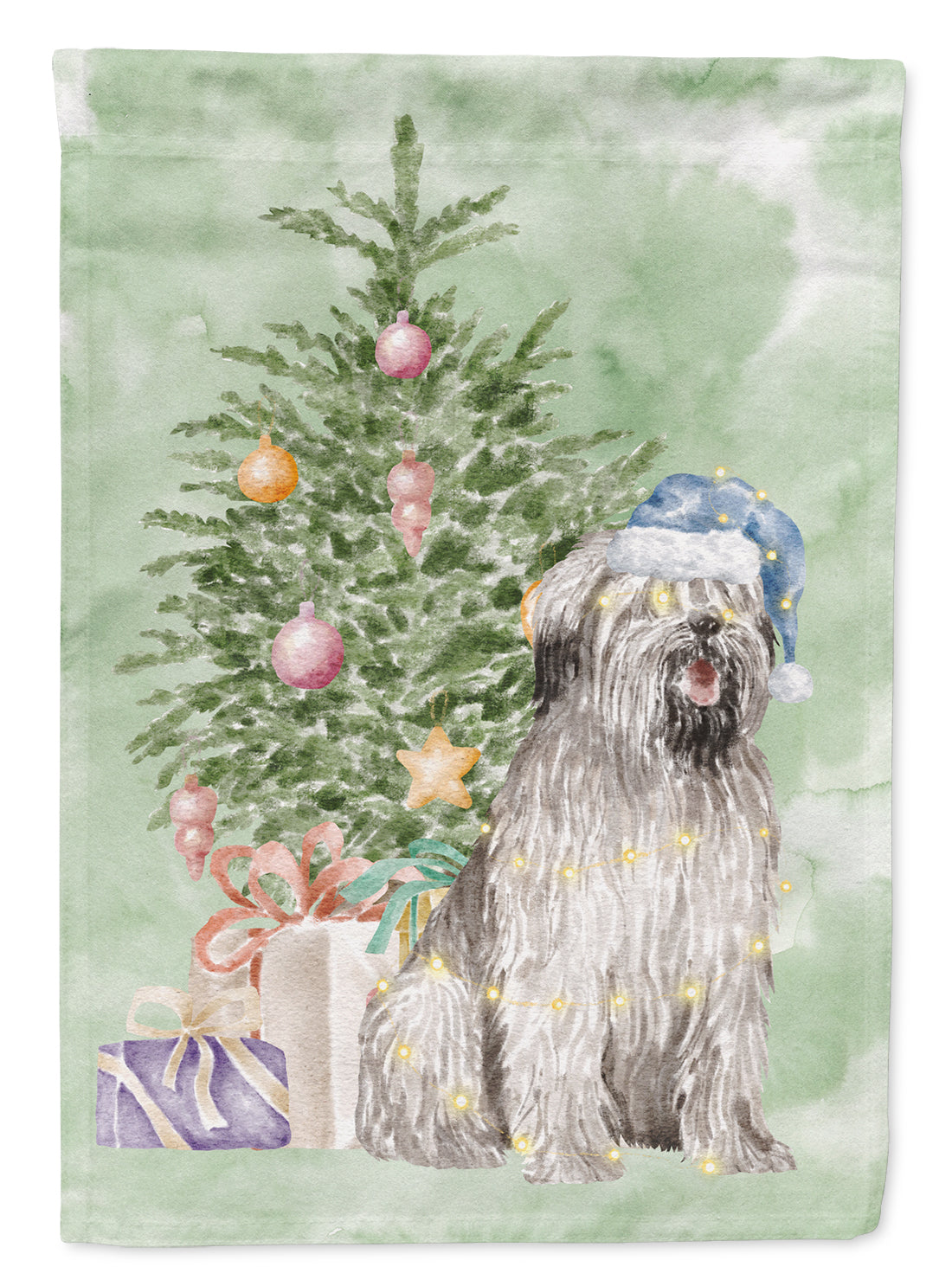 Christmas Briard #2 Flag Garden Size  the-store.com.