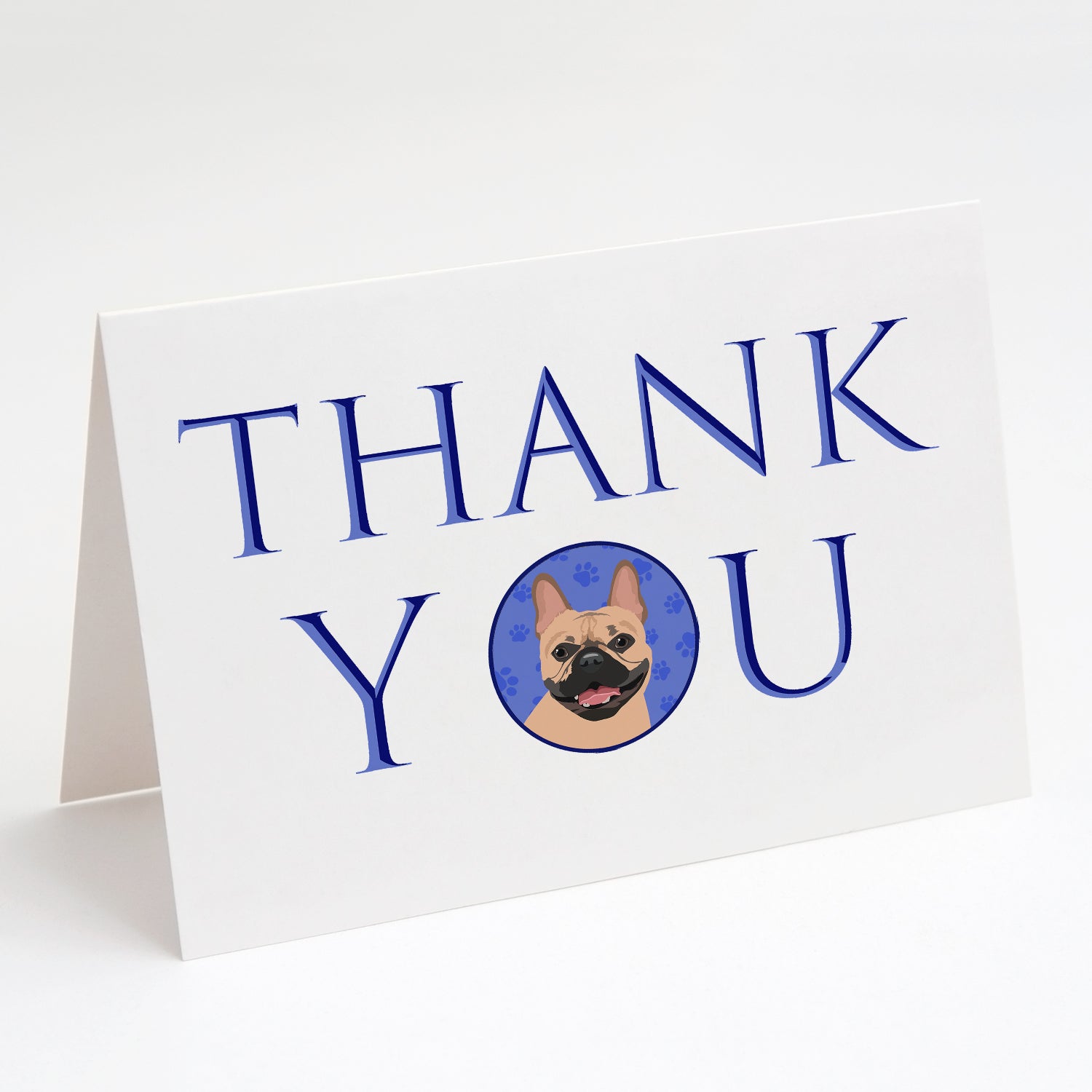 Buy this French Bulldog Fawn #2 Thank You Greeting Cards and Envelopes Pack of 8