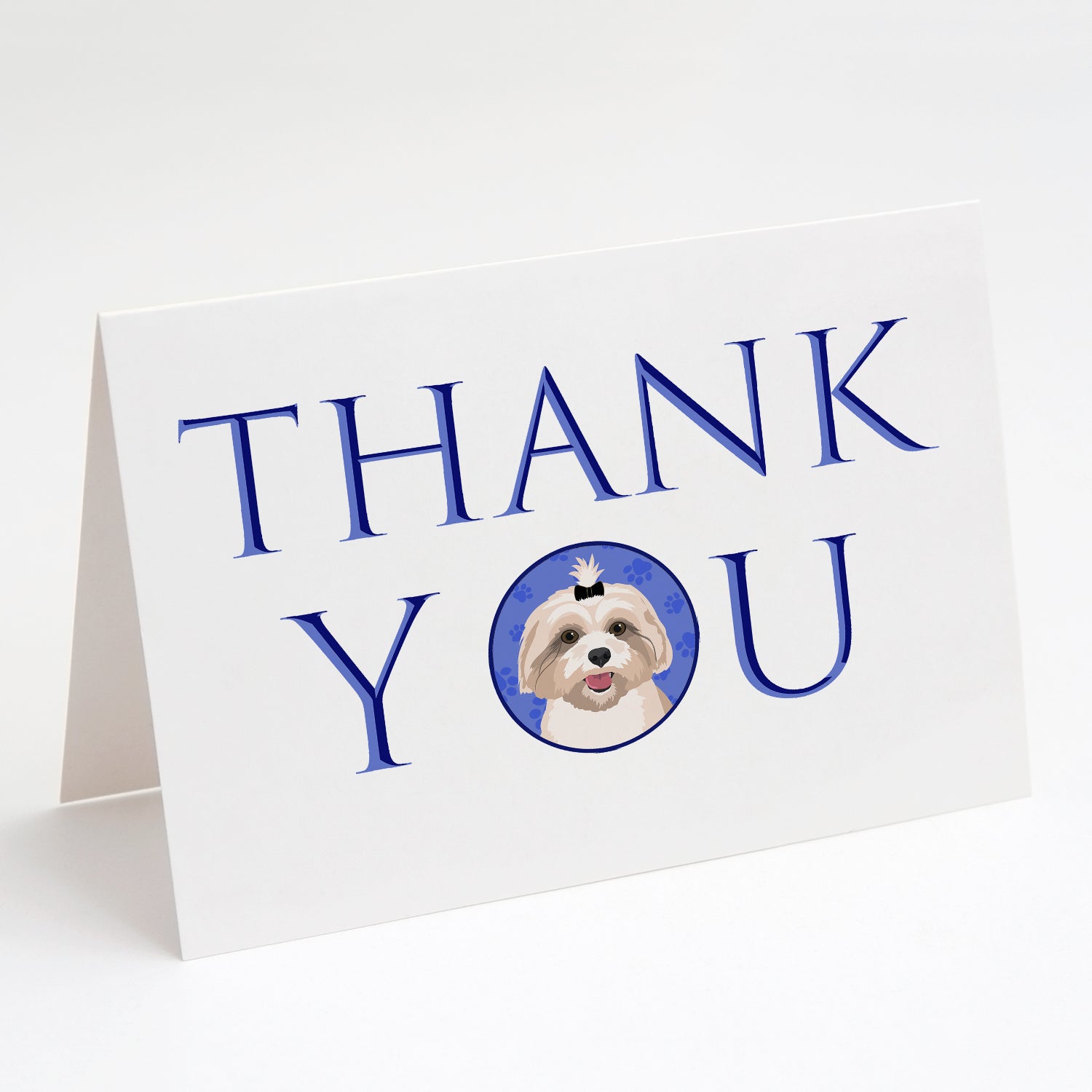 Buy this Shih-Tzu Gold #2 Thank You Greeting Cards and Envelopes Pack of 8