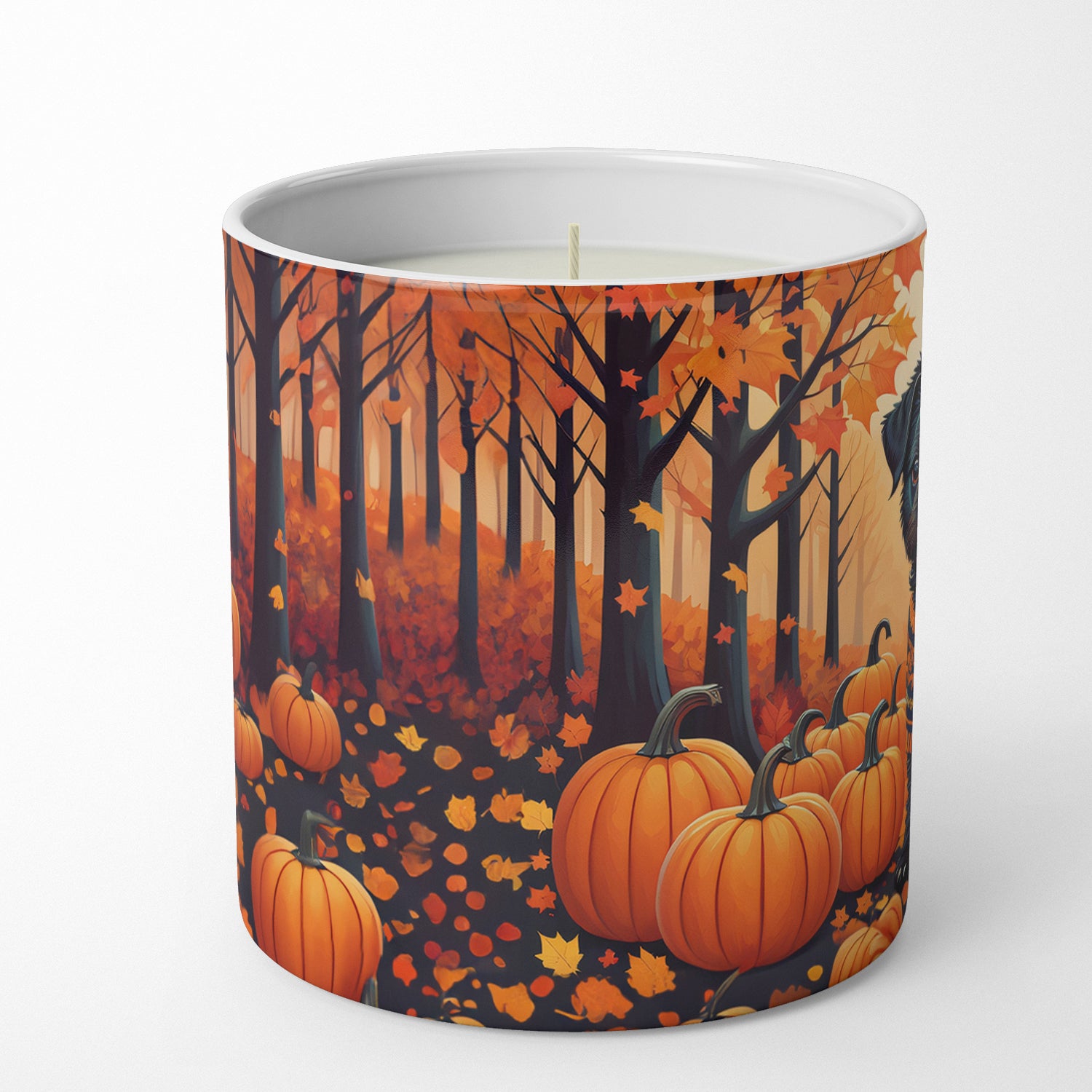 Affenpinscher Fall Decorative Soy Candle  the-store.com.