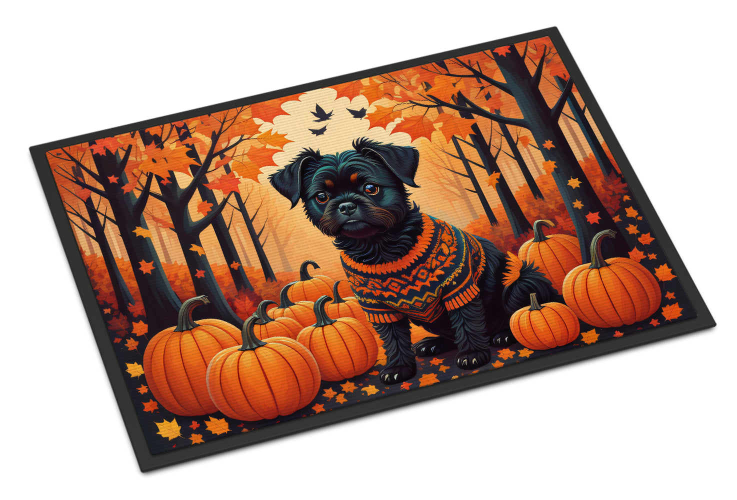 Buy this Affenpinscher Fall Indoor or Outdoor Mat 24x36