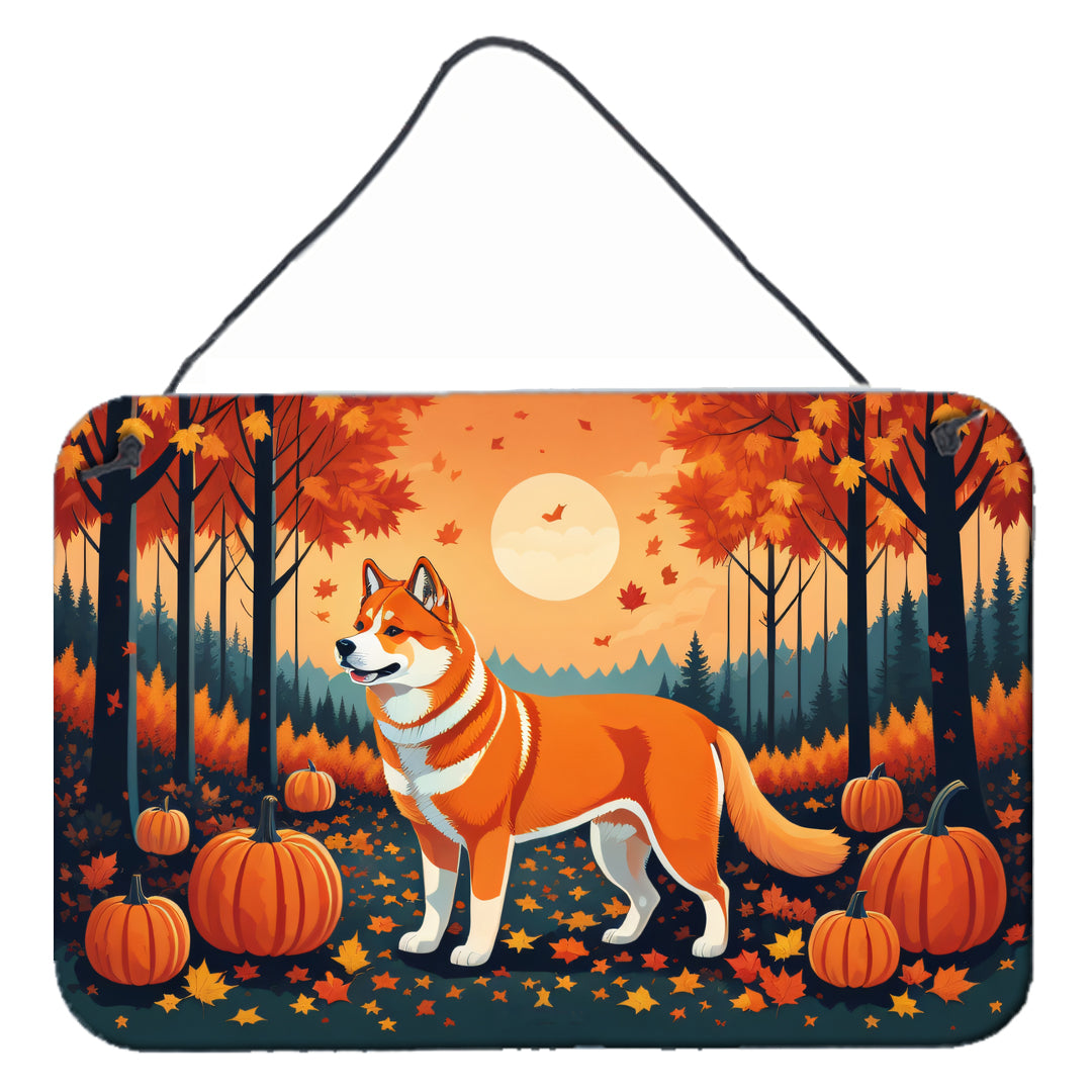 Buy this Akita Fall Wall or Door Hanging Prints