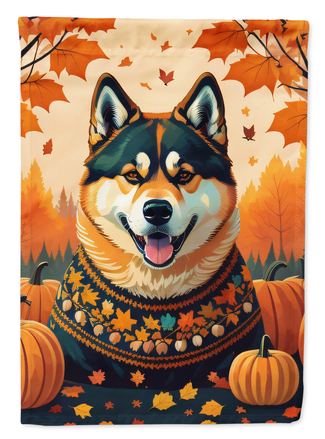 Buy this Akita Fall House Flag