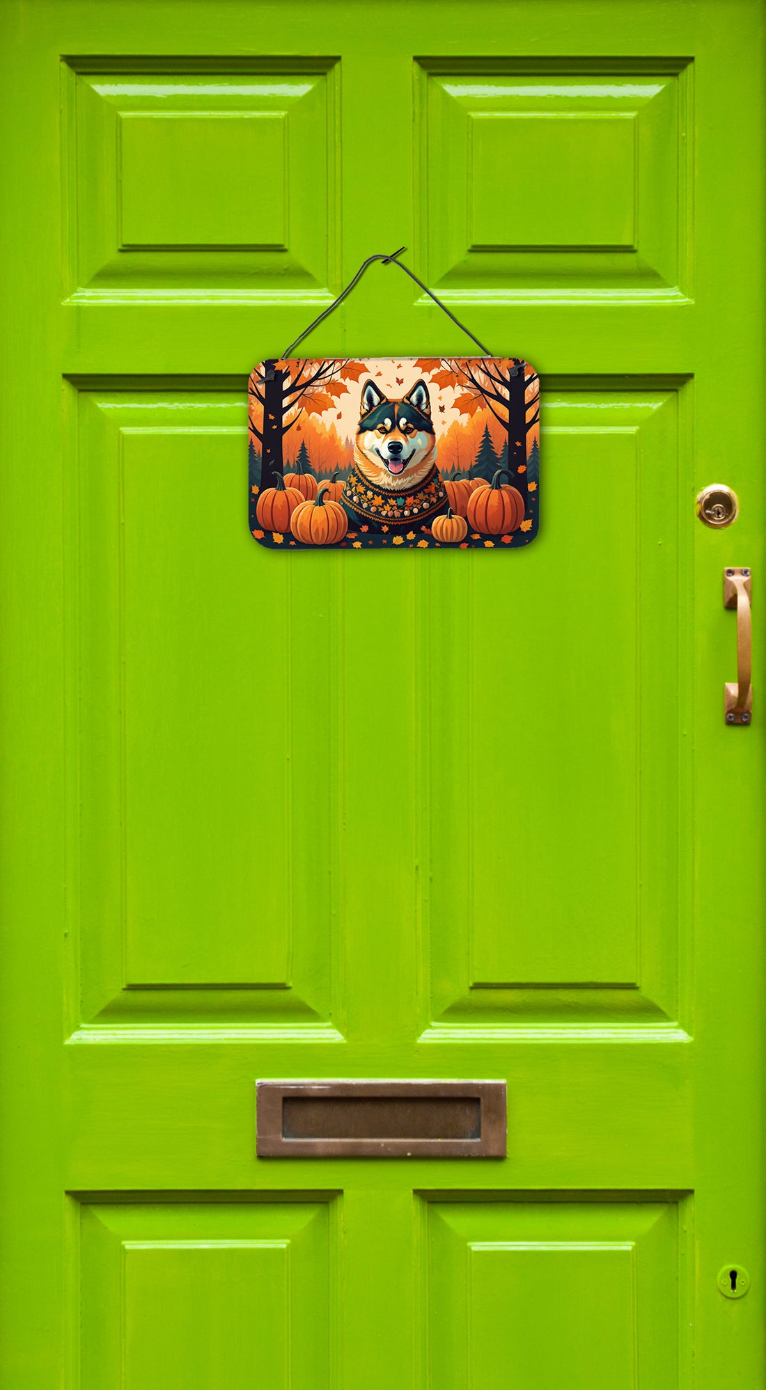 Akita Fall Wall or Door Hanging Prints