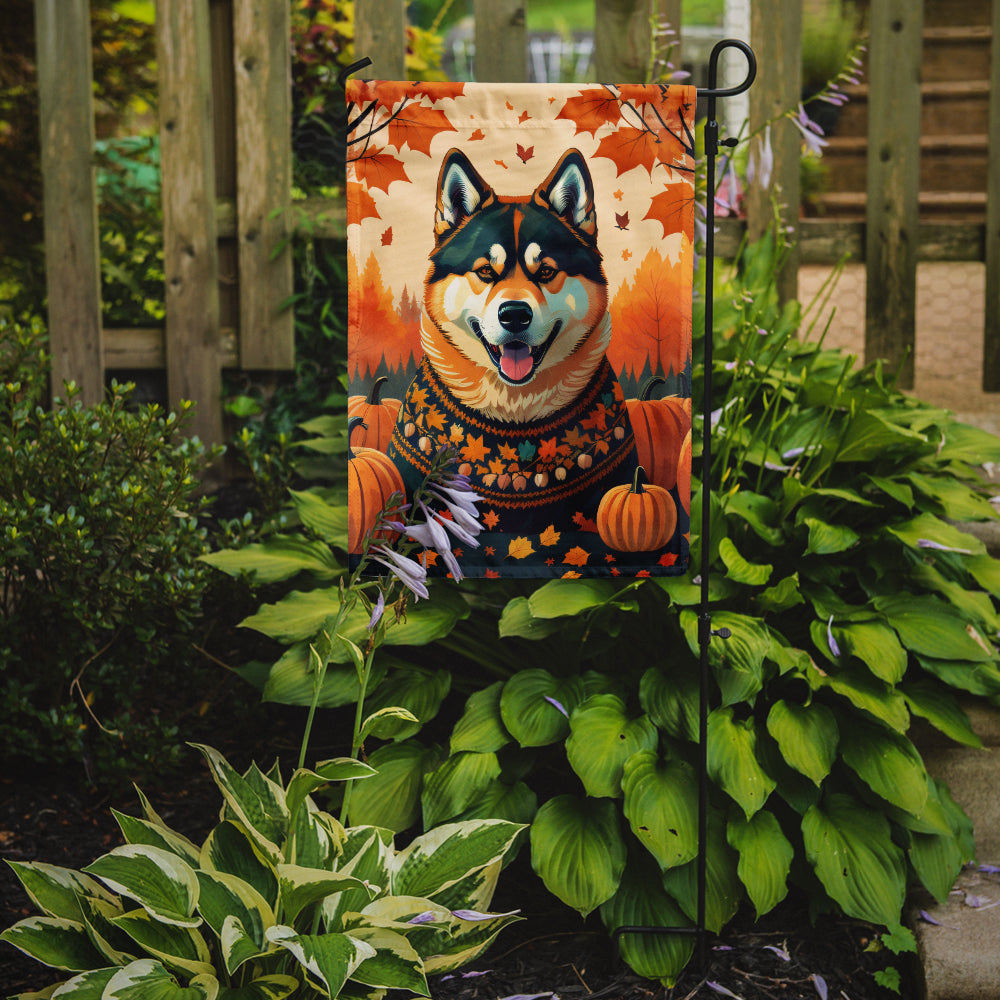 Akita Fall Garden Flag