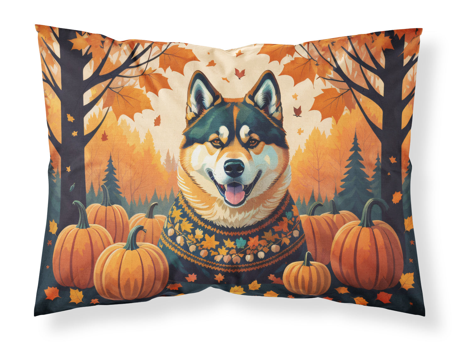 Buy this Akita Fall Fabric Standard Pillowcase