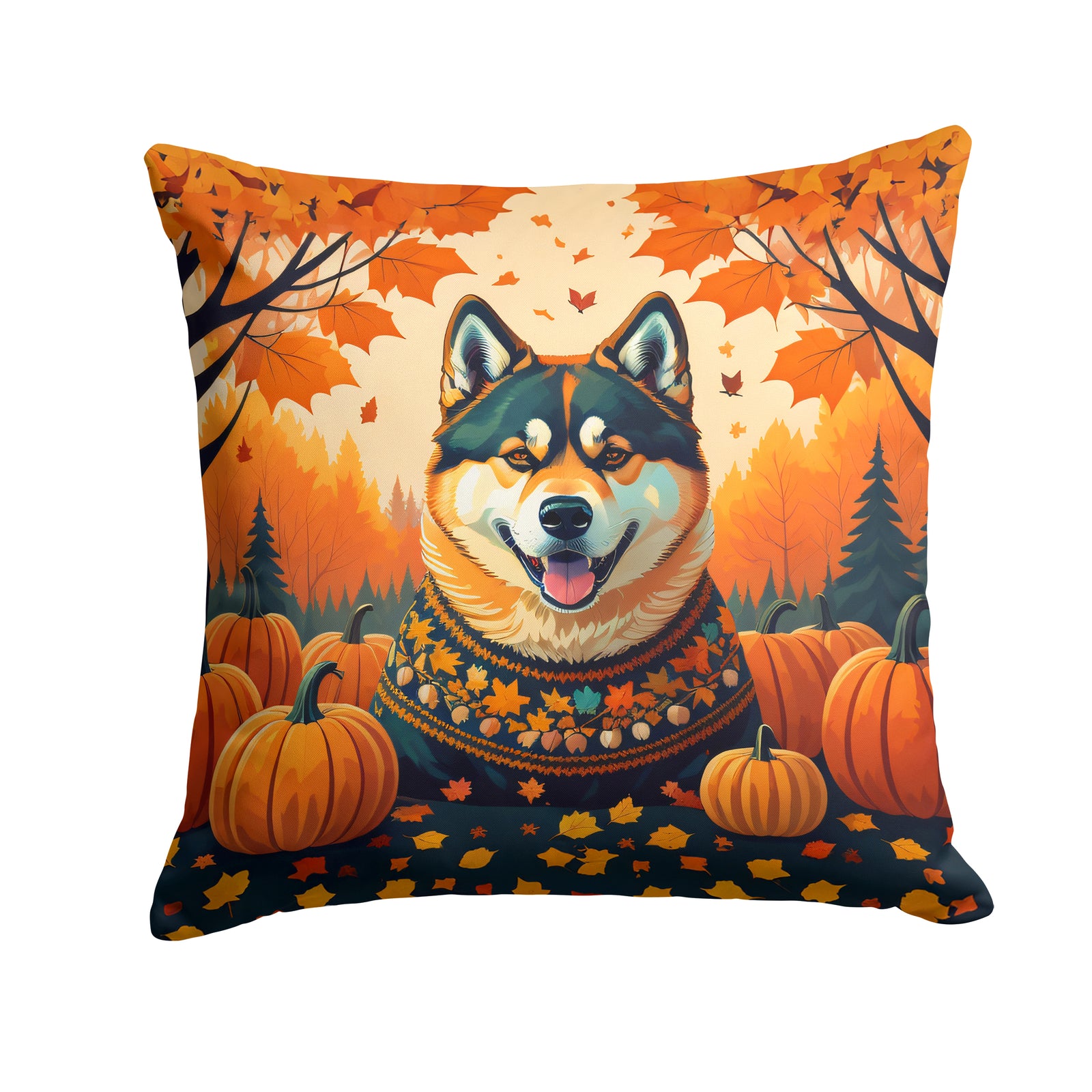 Buy this Akita Fall Fabric Decorative Pillow