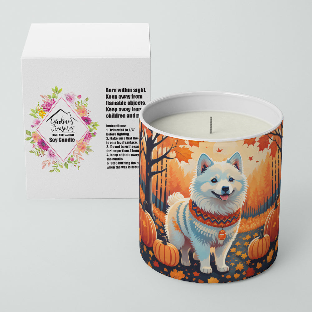 American Eskimo Fall Decorative Soy Candle  the-store.com.