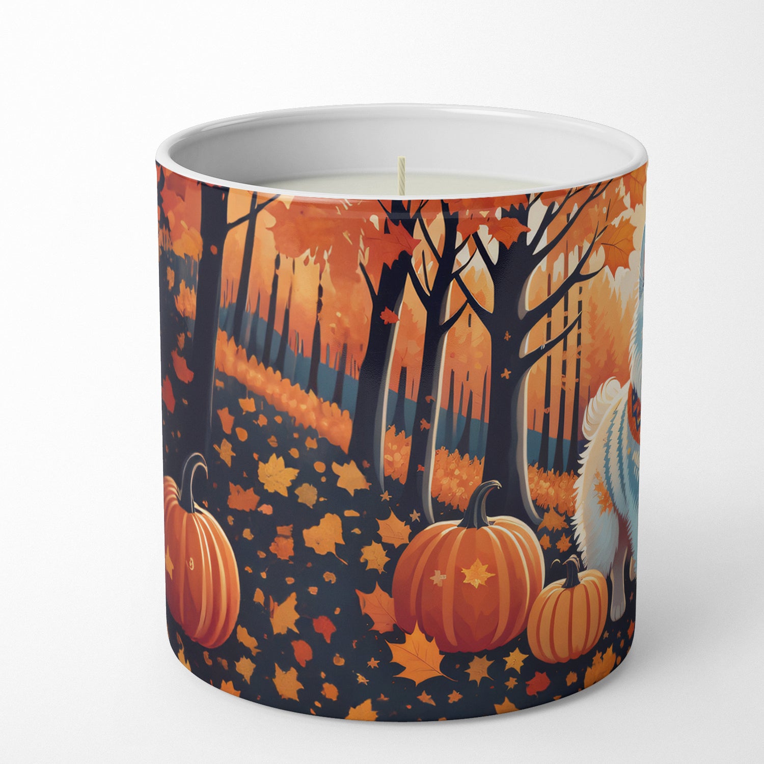 American Eskimo Fall Decorative Soy Candle